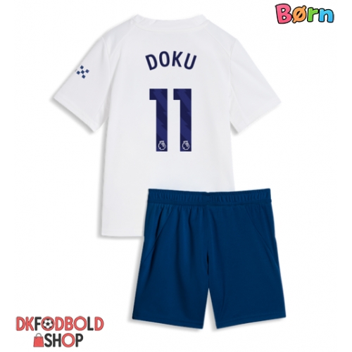 Manchester City Jeremy Doku #11 Tredje trøje Børn 2026-27 Kort ærmer (+ korte bukser)